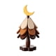 thumbnail image 1 of Posavasos de madera con forma de árbol, salvamanteles de madera con soporte, plegables, decoración creativa para el hogar luna amarilla, 1 of 9