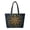 Navy Gold Snowflake, variant on Navy Gold Snowflake Padded Shoulder Tote Bag, Zipper Closure Large Winter Holiday Handbag for Christmas Shopping, Gift Toting, Weekend Travel & Daily Commute Use
