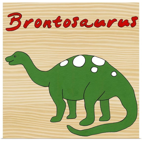 Great BIG Canvas | Rolled Megan Meagher Poster Print entitled Brontosaurus