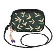 thumbnail image 2 of FORMRS Mini Crossbody Bag for Women Adjustable Rope Shoulder Casual Phone Purse, Green Leaves, 2 of 7