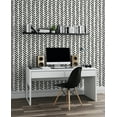 thumbnail image 5 of NextWall Black Mod Chevron Peel and Stick Wallpaper, 5 of 6