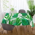 thumbnail image 6 of Tropical Palm Leaves Rectangle Tablecloth, Dust Proof Anti Wrinkle Wipeable Table Cloth Tabletop foration of Dinner Kitchen Wedding Holiday Party 60"x108" Decor Gift, 6 of 7