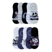 Nightmare Before Christmas Women's Stay Put Liner Socks, 10-Pack