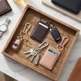 thumbnail image 3 of DF Metal Spring Clasp Keychain with Split Key Ring, Durable Carabiner Key Holder for Keys, Bags, Purses, Assorted 4 Colors, 3 of 7