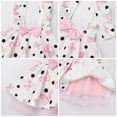 thumbnail image 6 of IDOPIP Baby Girls Mouse Birthday Outfit Shirt Overalls Skirt Headband 2-3 Years Pink, 6 of 8