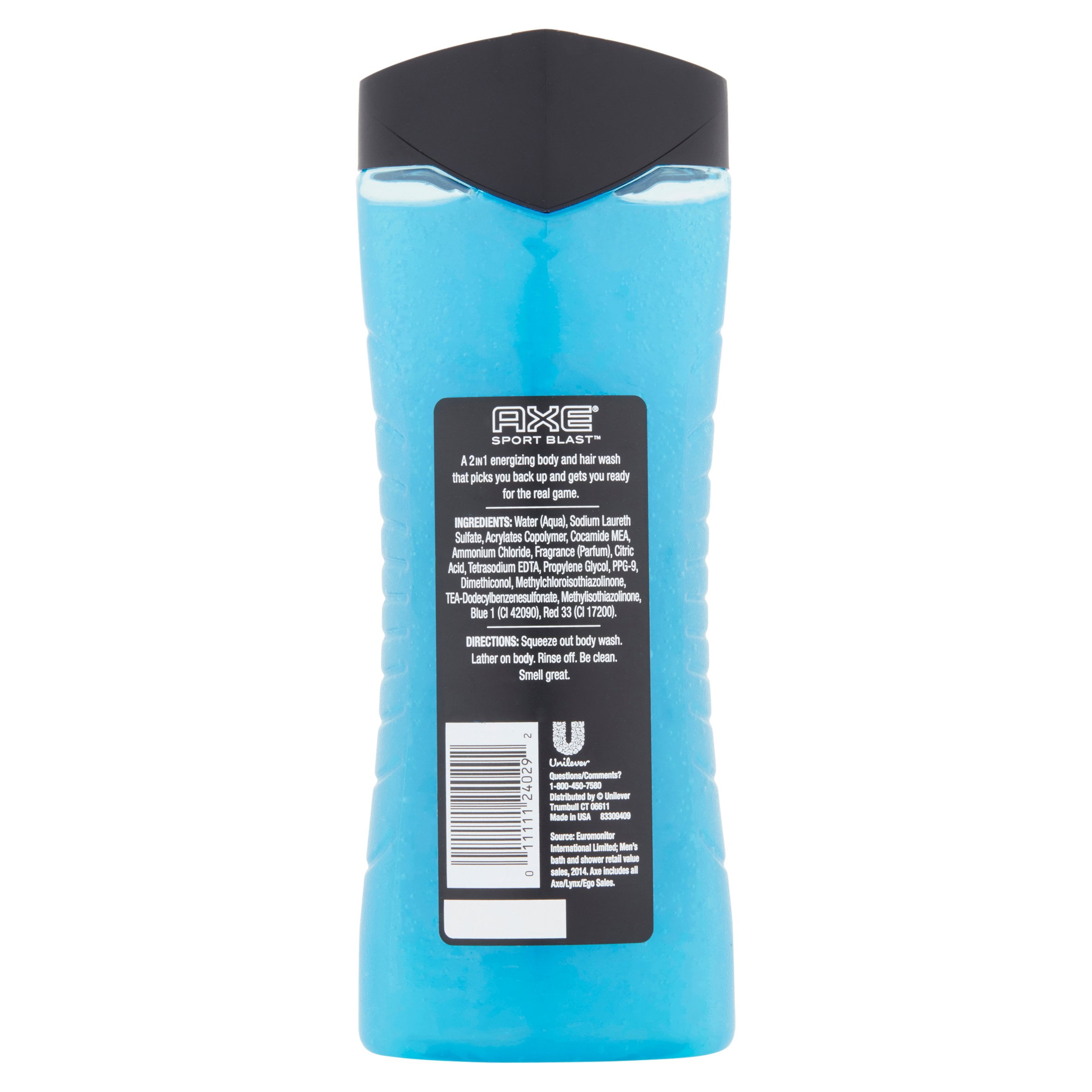 Axe Sport Blast 2 In 1 Body Wash And Shampoo For Men 16 Oz