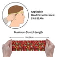 thumbnail image 6 of Balery X-mas and New Year Sports Headbands for Men,Moisture Wicking Workout Headband, Sweatband Headbands for Running,Cycling,Football, 6 of 9