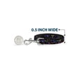 thumbnail image 4 of Buckle-Down Pet Leash, Dog Leash, Peace Psychedelic, 4 Feet Long 1.0 Inch Wide, 4 of 6