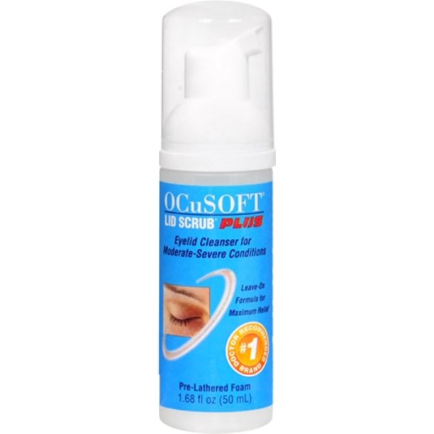 OCuSOFT Lid Scrub Plus Foaming Eyelid Cleanser 50 mL (Pack of 2