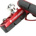 thumbnail image 2 of Almencla Brake Pads for Carbon Fiber Rims Drawer Type Durable 55mm Brake Blocks Shoes Red, 2 of 8