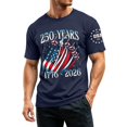 thumbnail image 4 of Patriotic 250th Anniversary T Shirt for Men USA Flag 1776-2026 Short Sleeve Shirts to Celebrate America 250, 4 of 6