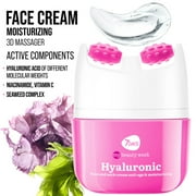 7DAYS Korean Skin Care Daily Moisturizer with Hyaluronic Acid and Face Roller