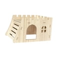 thumbnail image 4 of Casa para hámster, casa de esquina para hámster, casa de madera para hámster, casa para rata jerbo D, 4 of 9