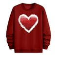 thumbnail image 6 of Timegard Mens Sweatshirts Valentines Day Print Long Sleeve Pullover Casual Basic Comfy Lightweight Tops, 6 of 6