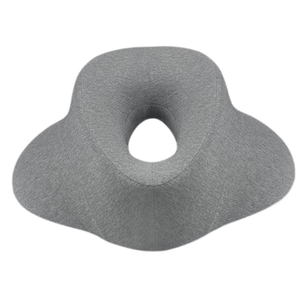 Almohada boca abajo, almohada suave para decúbito prono, almohada de masaje para salón de spa, descanso en casa Gris