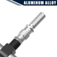 thumbnail image 4 of Unique Bargains Silver Tone Aluminum Alloy Round Front Rear Bumper Trailer Ring Eye Towing Hook Screw for Mazda 3 04-09, 4 of 6