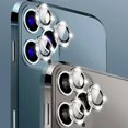 thumbnail image 3 of Cristal templado para iPhone 11, 12, 13 Pro Max, protector de lente de cámara con anillo de metal., 3 of 4