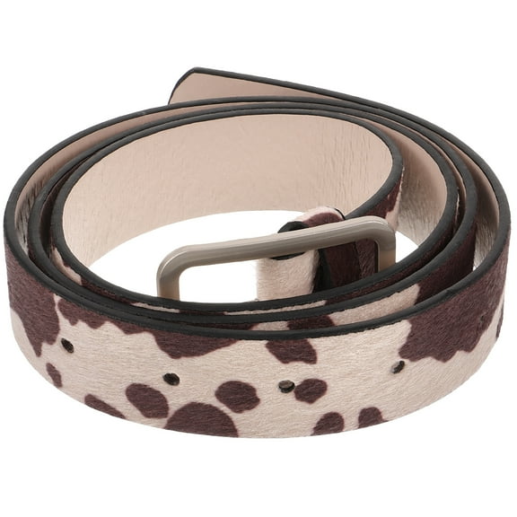 Vosarea Cow Print Belts Women Simple Fashion 1Pcs