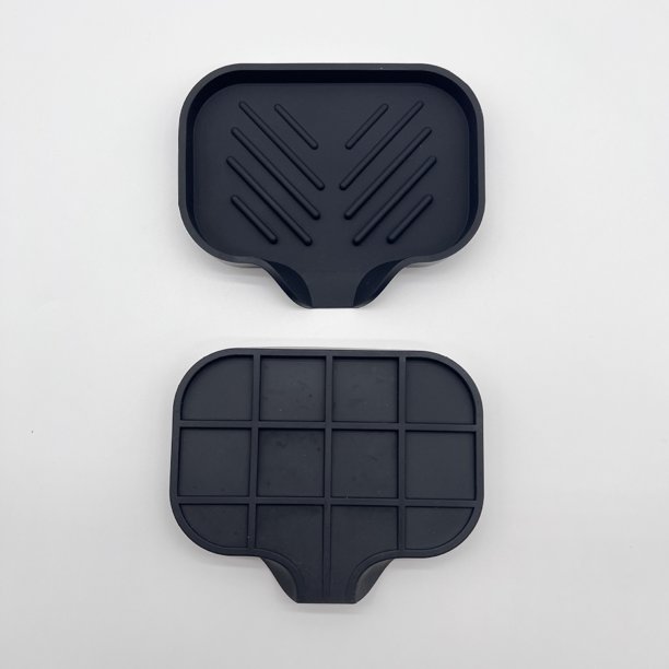 Alfombrilla de silicona para secar jabón, alfombrilla de silicona para encimera, caja de jabón para baño, soporte de silicona para jabón