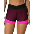 thumbnail image 1 of ALove Women Mesh High Waisted Beach Board Shorts With Pockets Swim Shorts Bath Suit Bottoms, 1 of 7