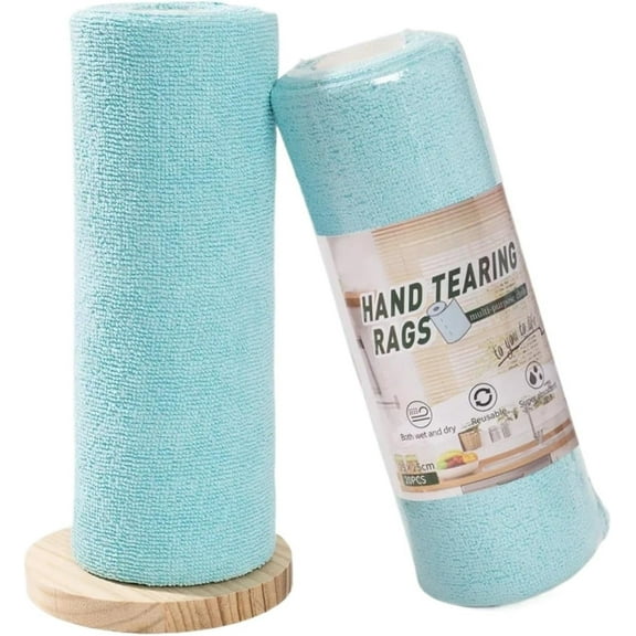 Disposable Microfiber Cleaning Cloths - Hand-Tearable for Kitchen Dishes, Household Wiping & Towel Replacement(20/30pcs)