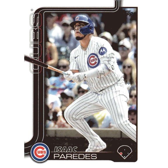 2025 TOPPS #138 ISAAC PAREDES CHICAGO CUBS