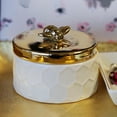 thumbnail image 3 of 2xGold Plateado Joyero Patrón De Collar Caja De Almacenamiento Decoraciones Para El Hogar, 3 of 9