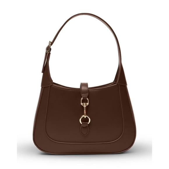 Bolso de hombro para mujer - Bolsos de hombro pequeños - Lindos bolsos Hobo de moda - Correa ajustable de cuero vegano