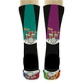 thumbnail image 2 of ThisWear Music Accessories Drummer Music Socks Music Lover Gifts for Drummers 1-Pair Novelty Crew Socks, 2 of 5