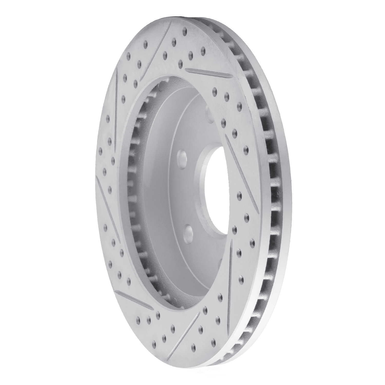 Dynamic Friction Company 830-67080R DFC Geoperformance Rotor - Drilled and Slotted