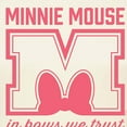 thumbnail image 3 of Disney - Minnie Mouse - In Bows We Trust - Juniors Fitted Graphic T-Shirt, 3 of 5