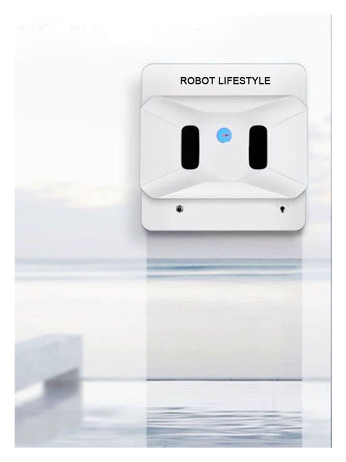 Electric Automatic Robot Window Cleaner Glass Washer Spray Water Home Robotic Vacuum Cleaner For Window Floor,Windows, Tiles, Bathrooms ,Slim Compact Design