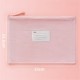 thumbnail image 3 of hengsof Mesh Zipper Pouch Document Bag, Plastic Zip File Folders, Letter Size Waterproof Document Pouch for Office Supplies, Arts & Crafts Organizing Storage, 3 of 9