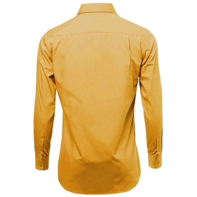 walmart yellow dress shirt
