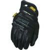 Mechanix Wear Small Black M-Pact 2 Full Finger Synthetic Leather Anti-Vibration Gloves With Neoprene Hook And Loop Wrist, EVA Foam Padded Impact Zones And Rubberized Panels On Thumb, Fingertips A