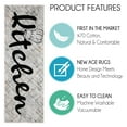 thumbnail image 2 of Non Skid Washable Kitchen Mats & Rugs - Ultra-Thin 70 % Cotton Kitchen Floor Mat for in Front of Sink - 59 x 20 Inches Heavy Duty Rug for Kitchen Floor, 2 of 9