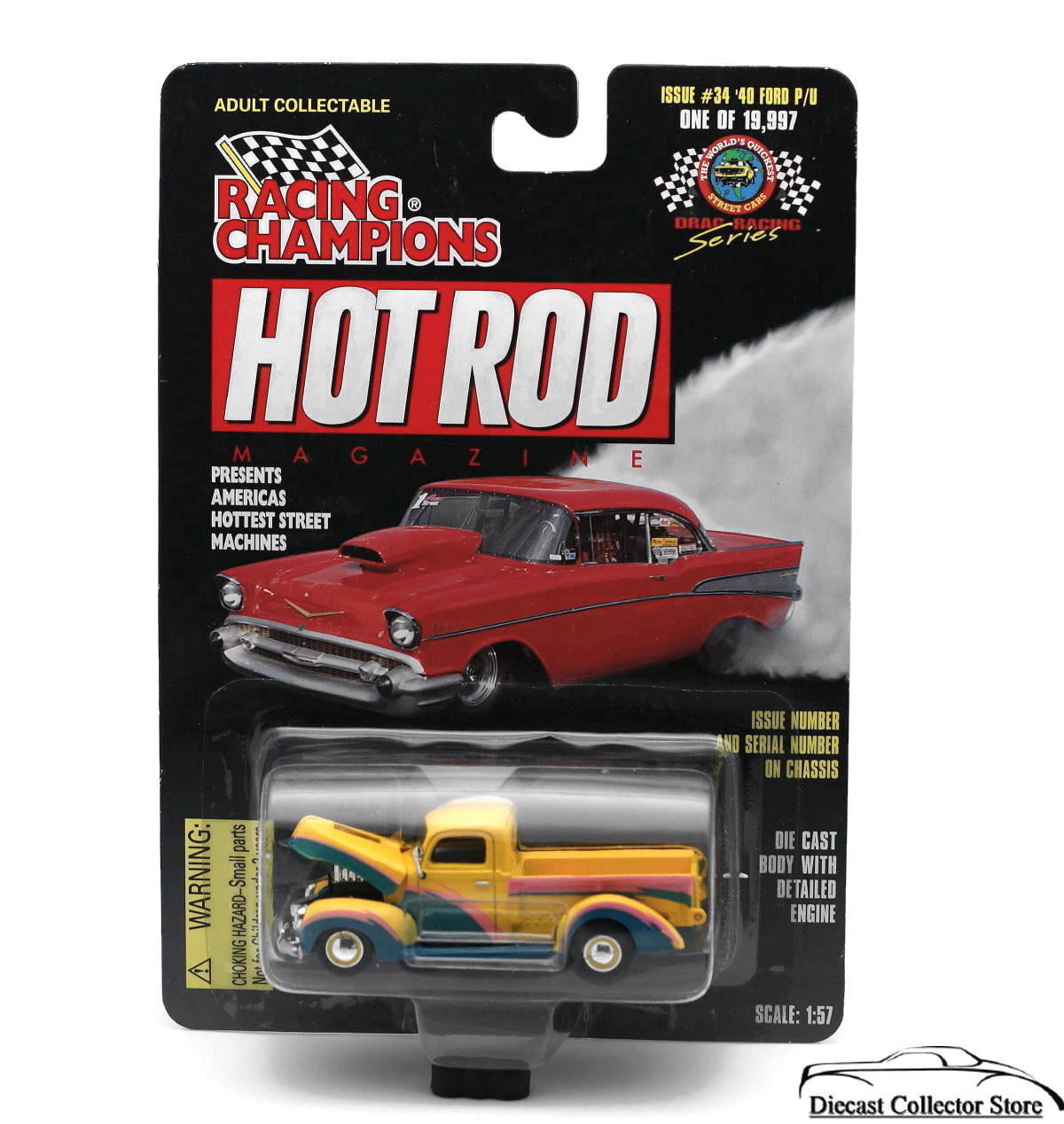 Racing Champions Hot Rod Magazine 1937 Ford Coupe Diecast 1 64 for sale online