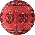 thumbnail image 1 of Ahgly Company Indoor Round Persian Red Traditional Area Rugs, 3' Round, 1 of 4