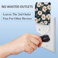 thumbnail image 3 of Daisies LED Square Night Light - Compact and Energy Efficient Illumination for Bedrooms and Bathrooms - Plug-in Wall Lamp with Auto Sensor, 3 of 6