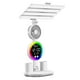 thumbnail image 4 of Lámpara de escritorio LED con reloj, pantalla de fecha y temperatura ajustable para lectura en la habitación del hogar Ventilador de reloj, 4 of 8