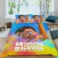 thumbnail image 2 of Mighty Little Bheem: Festival of Colors Cartoon 3 Piece Bedding Set Comforter Set Cute Duvet Cover Sets Super Soft Girls Bedding Set Kids Bedroom Gifts,1 Duvet Cover with 2 Pillowcases Twin, 2 of 6