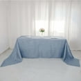 thumbnail image 6 of Efavormart 90" X 156" - Dusty Blue Accordion Crinkle Taffeta Rectangular Table Cover - Perfect for Wedding Ceremonies, Parties, Upscale Occasions, Birthday Celebrations, and Any Special Event, 6 of 11