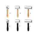 thumbnail image 4 of VONKY Rouleau de Pression Plat en Acier Inoxydable pour Bois Roulement de Roue en Cuir Colle de Estampage Outils de Placage pour Papier Peint Couleur/60mm, 4 of 7