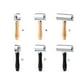 thumbnail image 4 of Advancent Rodillo de presión plano de acero inoxidable para madera, rodamiento de rueda de cuero, pegamento para estampado, rollo de laminación, Cocina y Comedor Negro/26mm Advancent HA077468-04, 4 of 6