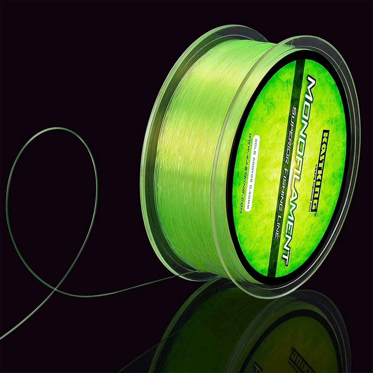 KastKing Premium Monofilament Fishing Line - Abrasion Resistant Mono Line Nylon Material Fishing Line-300YDS
