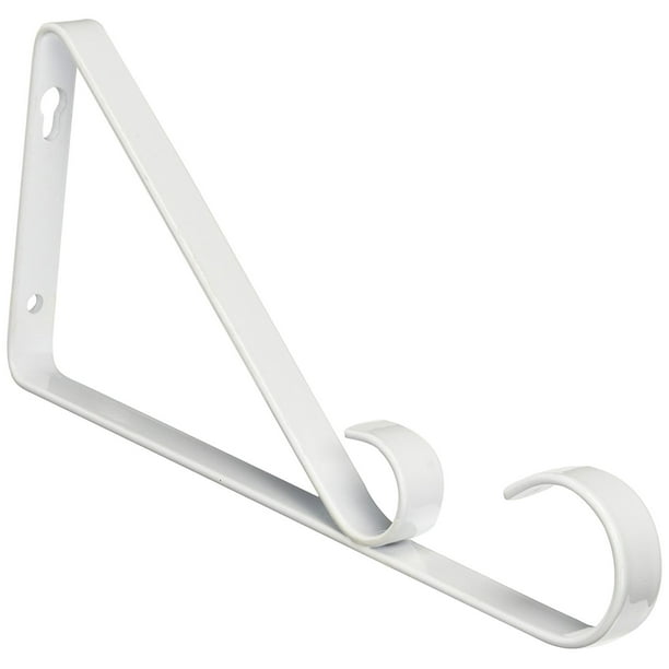 85592 Hanging Plant Bracket, White, 9Inch, Hanging plant bracket By Panacea