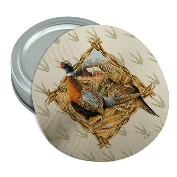 Pheasant Diamond Round Rubber Non-Slip Jar Gripper Lid Opener