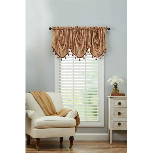 Better Homes & Gardens Eva Trumpet Scroll Valance