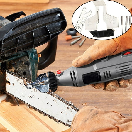 Chain Saw Sharpening Tool Attachment Running Power Drill Hand Sharpener (Best Chainsaw Sharpener Australia)