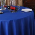 thumbnail image 2 of 70 Inch Diameter Kitchen Tablecloth Round Royal Blue Solid Polyester Washable for Table Cloth,Great for Wedding,Buffet,Party, Baby Shower,Holiday Dinner, 2 of 6